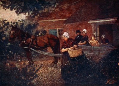 A Walcheren Milk-cart, 1904 by Nico Jungman